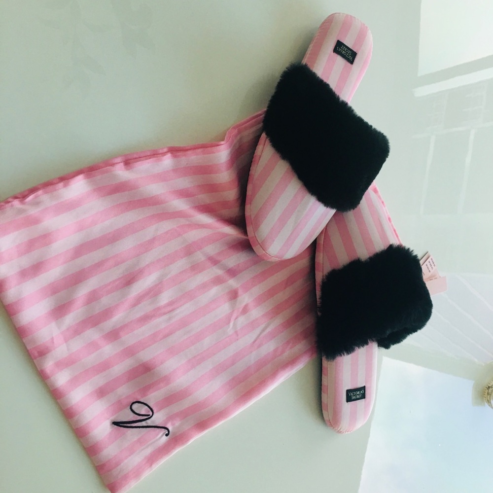 Victoria's Secret Bedroom Slippers House Shoes S - Picture 3 of 11